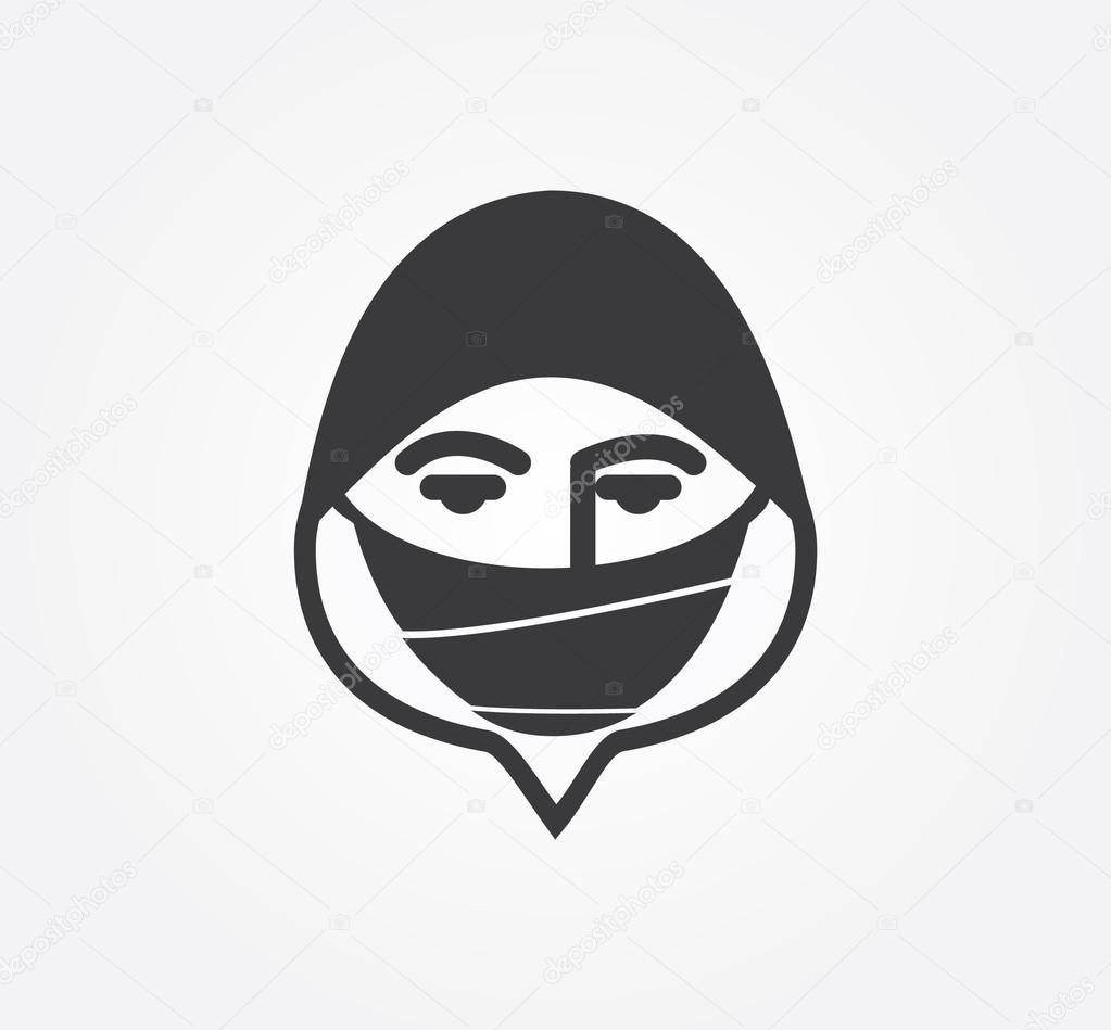 Simple web icon in vector: crime