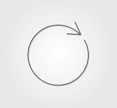 Simple web icon: thin style line