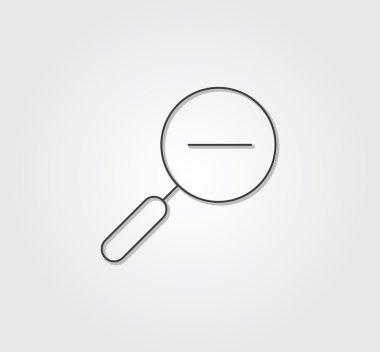 Simple web icon: thin style line