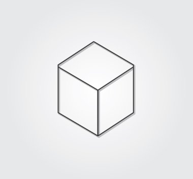 Simple web icon: thin style line