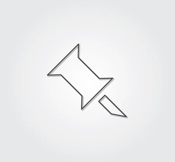 Simple web icon: thin style line — 스톡 벡터