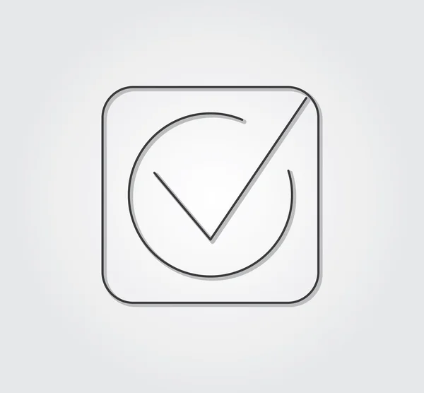 Simple web icon: thin style line — 스톡 벡터