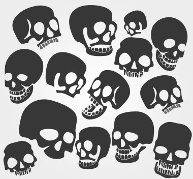 Basit web simgeler: kafatası