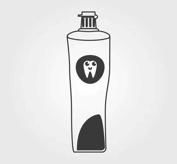 Jednoduchý Web ikony: čištění zubů — Stockový vektor