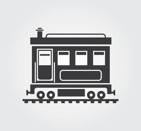 Iconos Web simples: Tren — Vector de stock