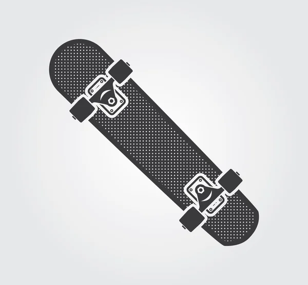 Enkel web ikoner: Skateboard — Stock vektor