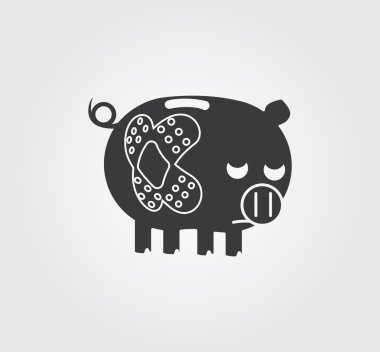 Basit simge: Domuz kumbara