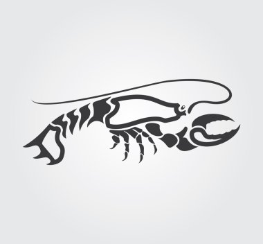Simple Icon: lobster clipart