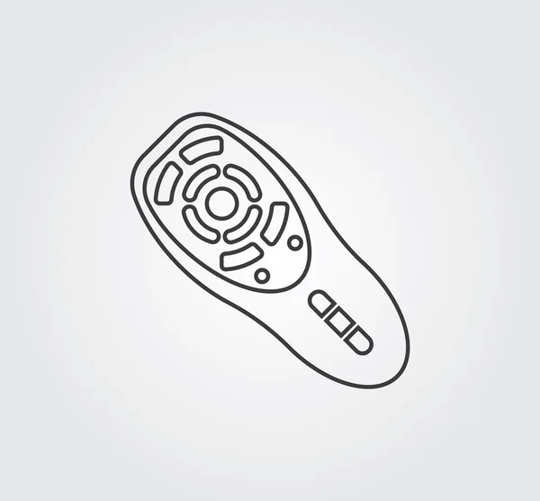 Eenvoudige pictogrammen: Tv-afstandsbediening — Stockvector