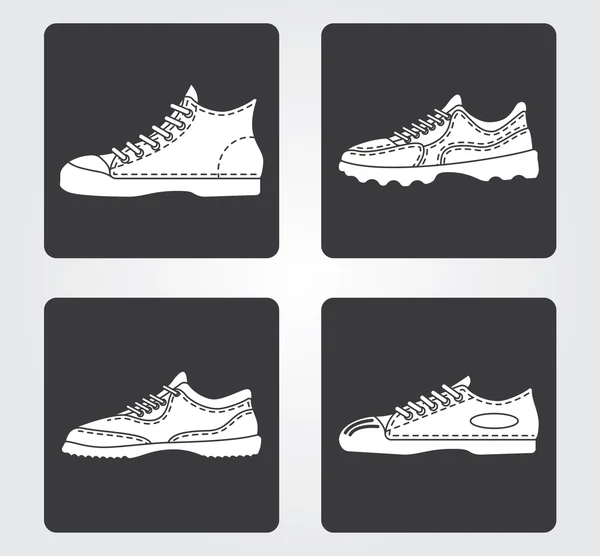 Eenvoudige pictogram: Sneakers — Stockvector