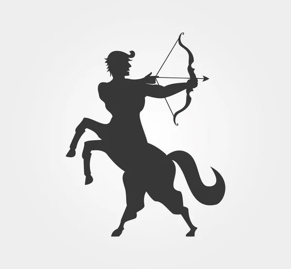 Einfache Symbole: Sagittarius — Stockvektor