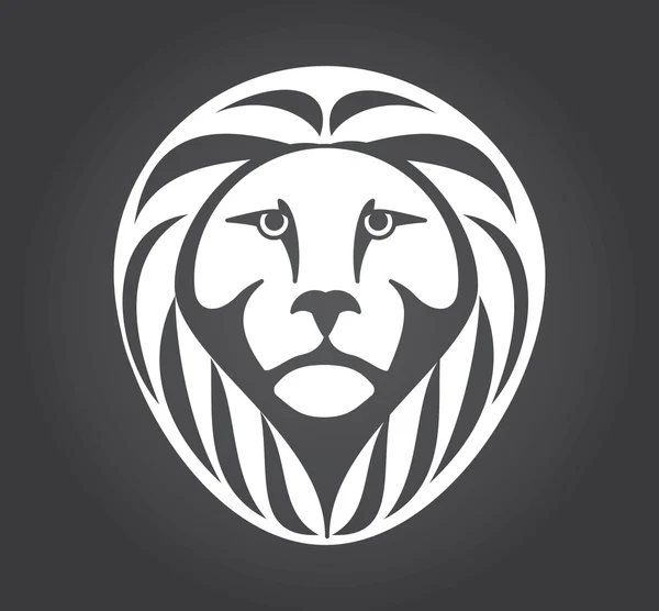 Enkel ikon: lejon — Stock vektor