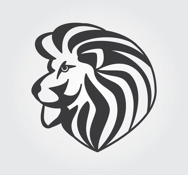 Простая икона: Lion — стоковый вектор