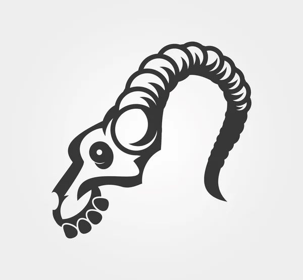 Proste ikona: Ibex — Wektor stockowy