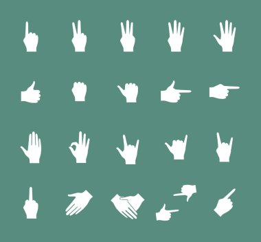 Simple Icon: hand clipart