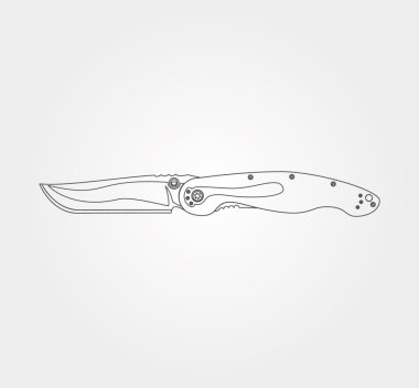 Simple Icon: pocket knife clipart