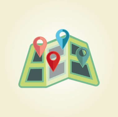 Basit simge: harita işaretçi