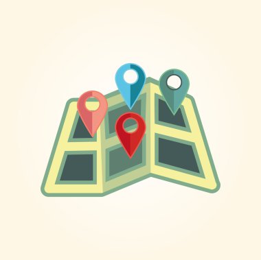 Basit simge: harita işaretçi