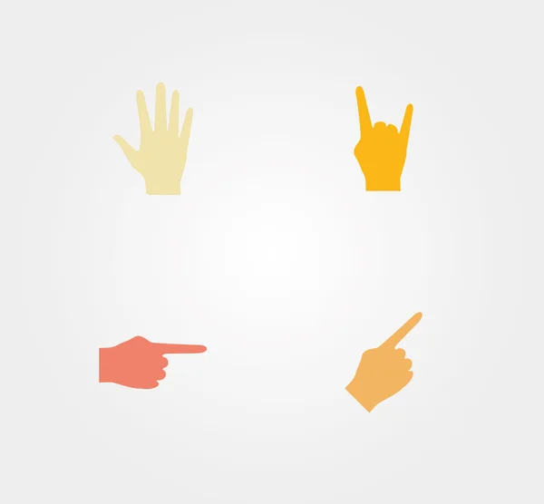 Simple Icon: hand — Stock Vector