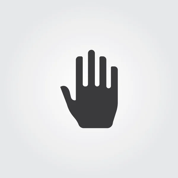 Eenvoudige Web Icons Set: Hand Touch — Stockvector