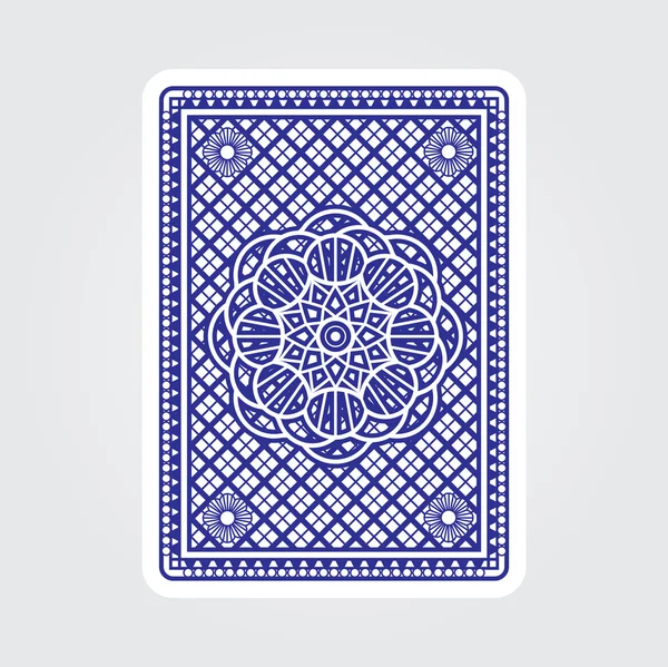 Jouer aux cartes retour — Image vectorielle