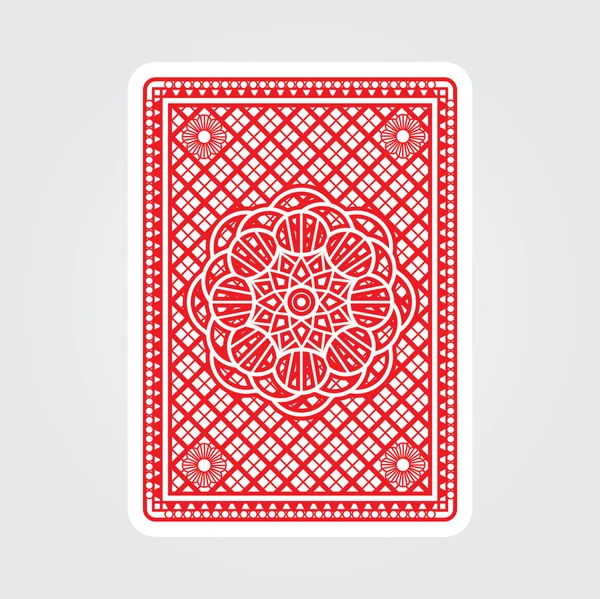 Playing Cards Back — Stock Vector