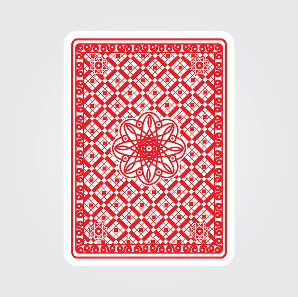 Jouer aux cartes retour — Image vectorielle