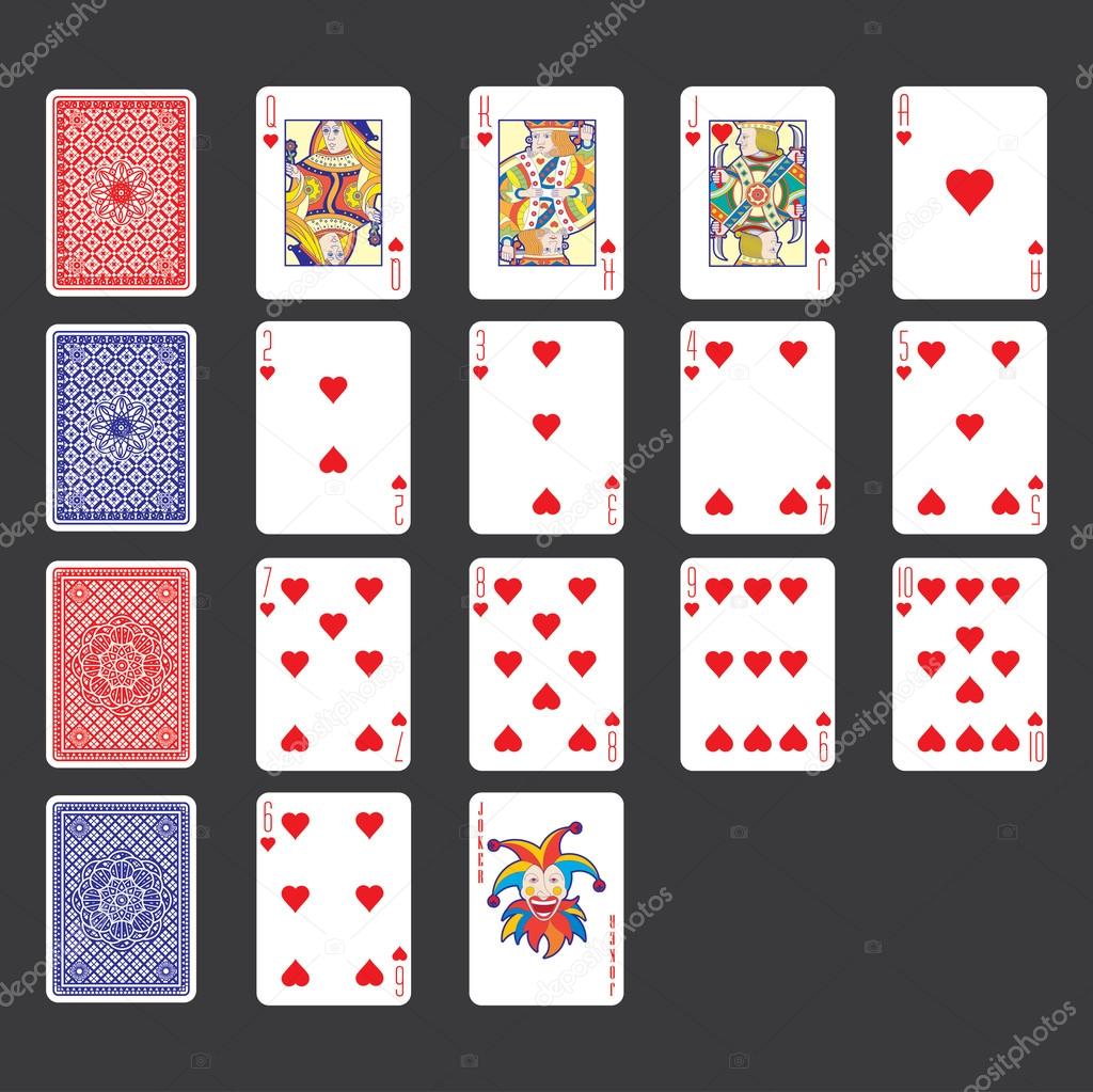Playing cards: Hearts