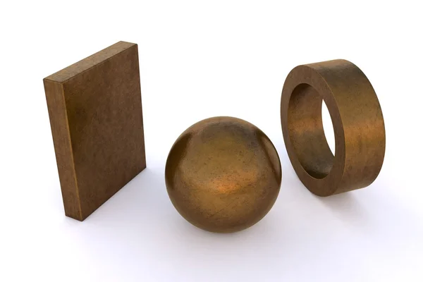 Metal Bronze velho — Fotografia de Stock