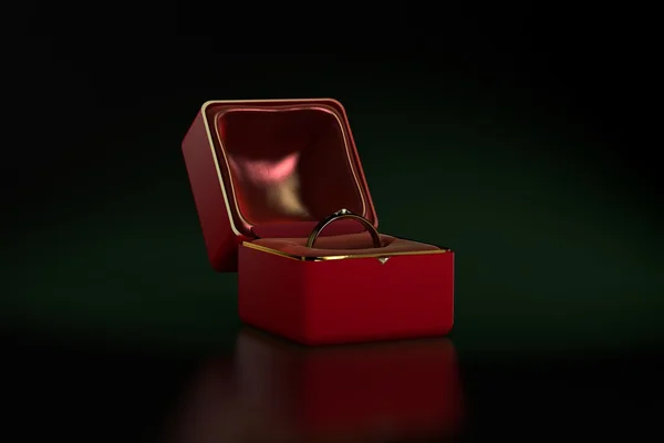珠宝盒 — 图库照片