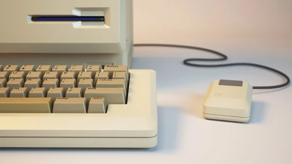Oude computer — Stockfoto