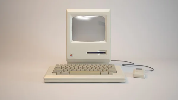 Vecchio computer Immagine Stock