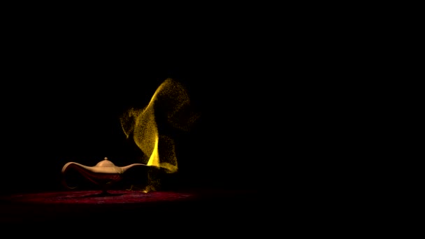 Magic Lamp Gold — Stock Video