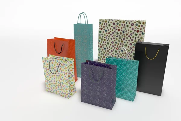 Different shopping bags — Stock Photo, Image