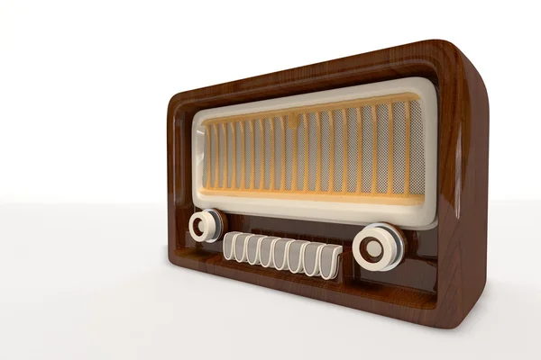 Oude vintage radio — Stockfoto