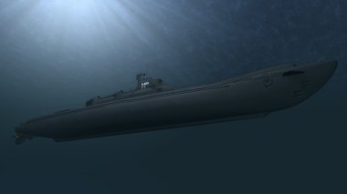 Submarine Model clipart