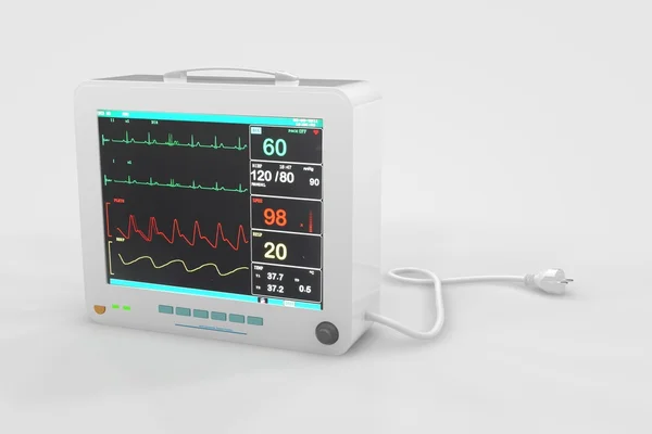 EKG Monitor srdečního tepu Stock Fotografie