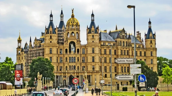 Kasteel van Schwerin (Schweriner Schloss) — Stockfoto