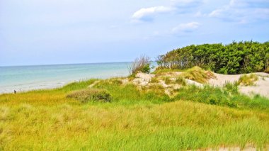 Dune yakınındaki Prerow, Baltık Denizi