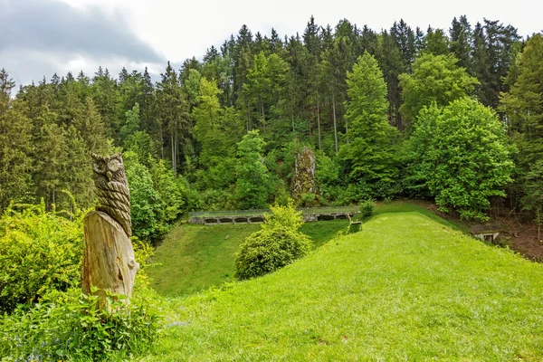 Barrage réservoir de la vallée orientale, Jura souabe — Photo