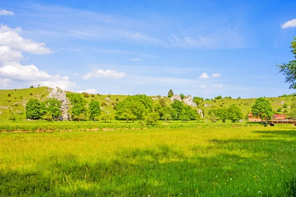 Dolina Eselsburger Tal — Zdjęcie stockowe