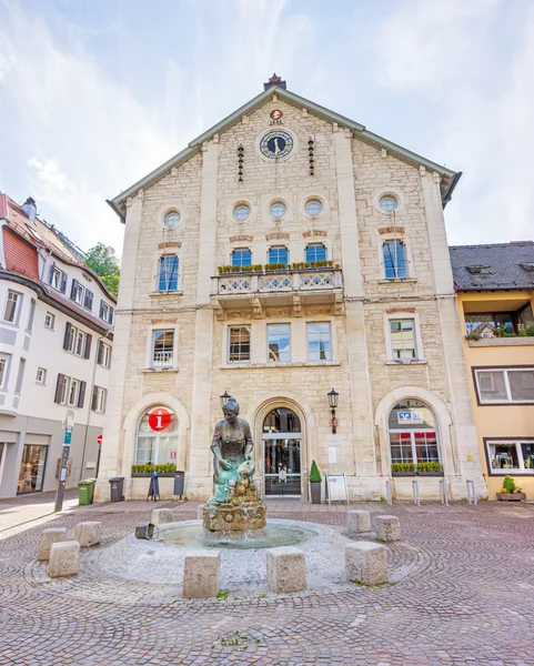 Elmar-Doch-Haus, Heidenheim an der Brenz, pedestrian area — Stock Photo, Image