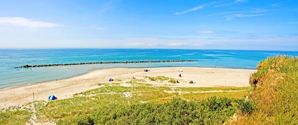 Kıyı şeridi Wustrow, Baltık Denizi, Almanya arasındaki Ahrenshoop "Hohes Ufer" — Stok fotoğraf