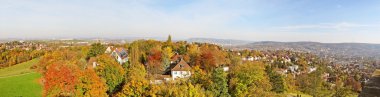 Stuttgart şehir, panorama Bismarckturm üzerinden