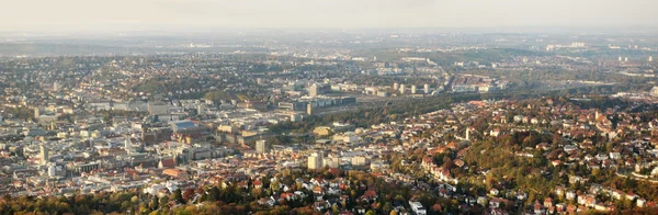 Panorama z Stuttgart před Stuttgart 21 — Stock fotografie