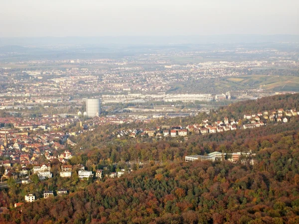 Vy över Stuttgart — Stockfoto