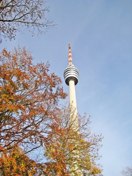 Wieża telewizyjna w stuttgart, Niemcy — Zdjęcie stockowe