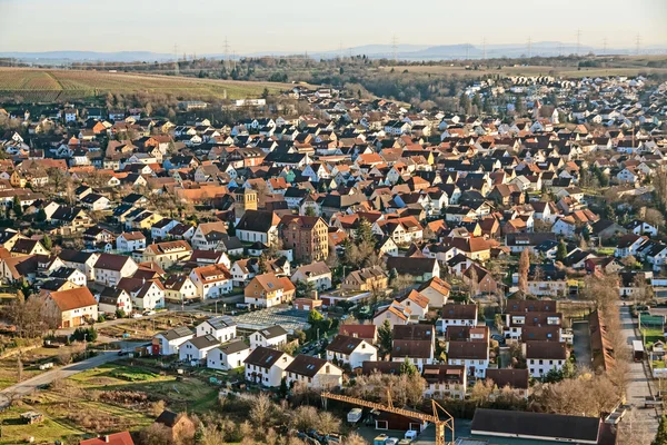 Widok na Hessigheim — Zdjęcie stockowe