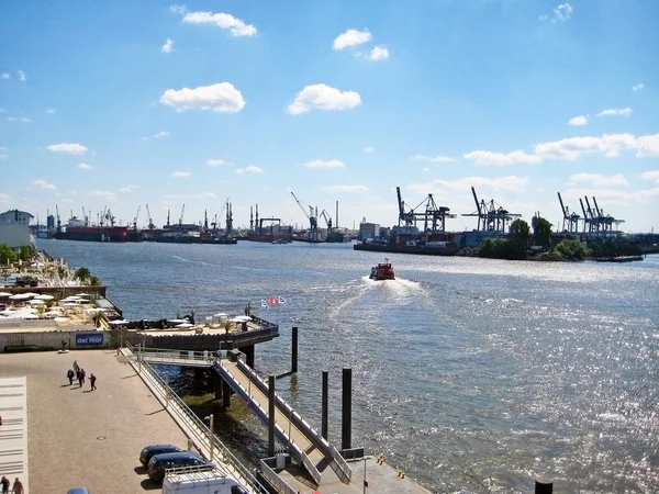 Hamburgo porto / porto, Alemanha — Fotografia de Stock