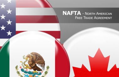NAFTA - North American Free Trade Agreement clipart